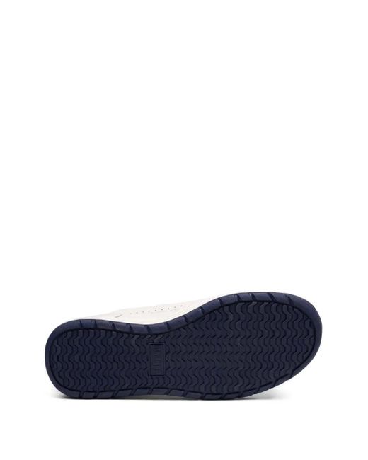 The Mercer Brand White Lace-Up Low-Top Leather Sneakers