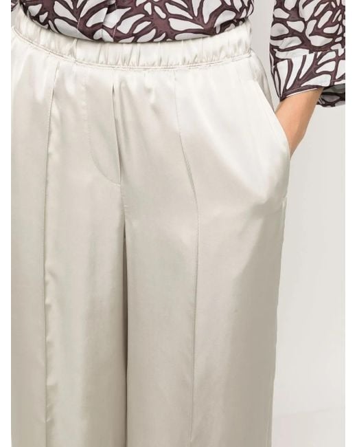 Brunello Cucinelli White Elegant Trousers
