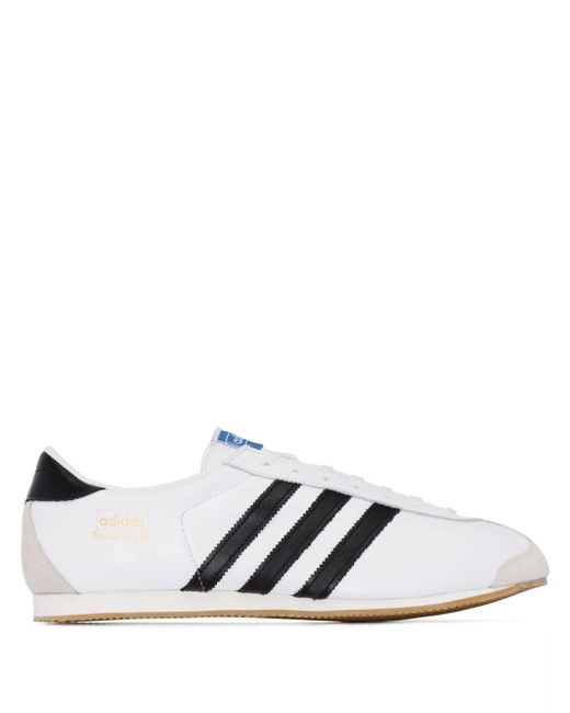 adidas Training 76 Spzl Leather Sneakers in White for Men | Lyst