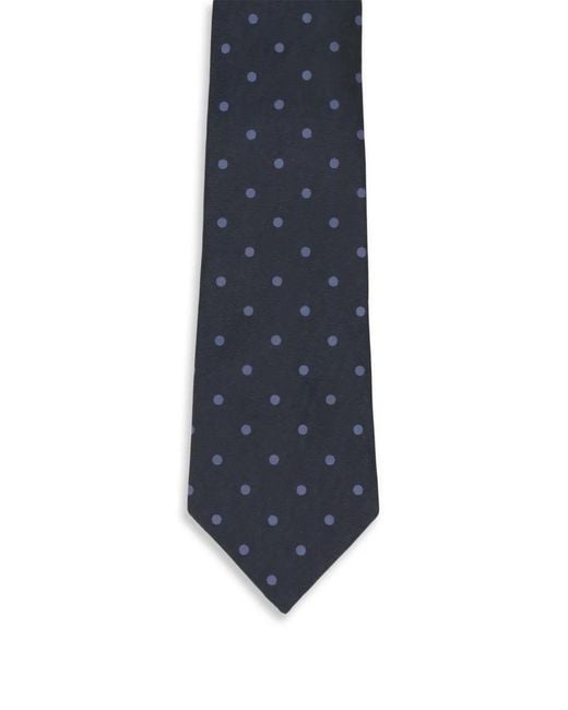 Tom Ford Blue Polka-Dot Tie for men