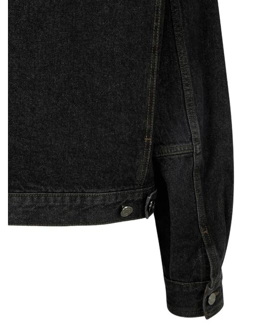 Giacca Denim Con Colletto A Coste di Studio Tomboy X in Black