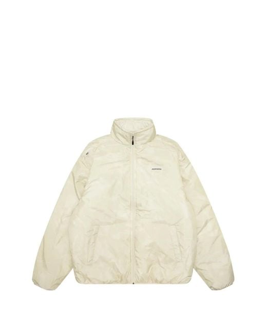 Aape By A Bathing Ape White Moonface Logo-Patch Jacket for men
