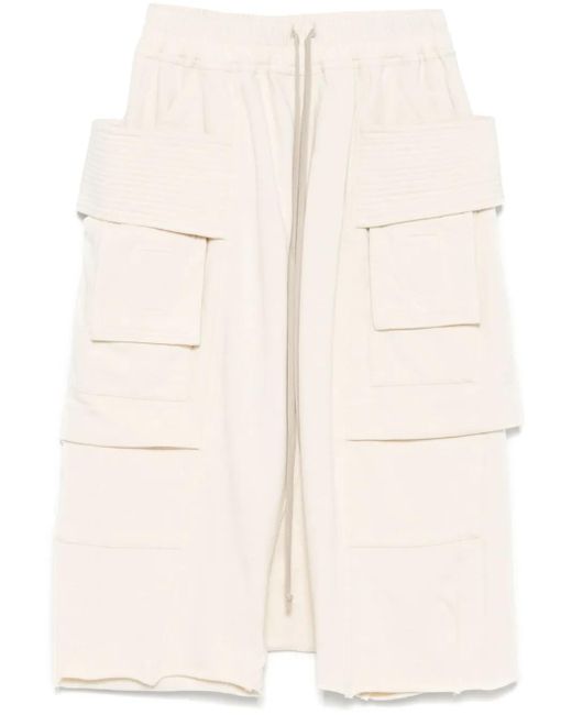 Cargo Creatch Corti di Rick Owens in Natural da Uomo