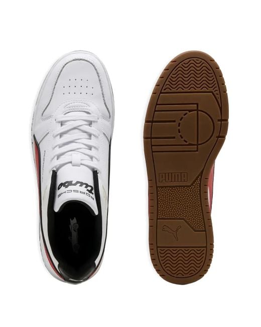 PUMA X Porsche Legacy Rbd "Game/ Fire" Sneakers in White für Herren