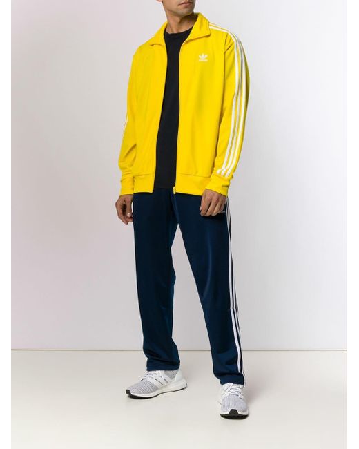 adidas Firebird Track Jacket in Yellow for Men | Lyst