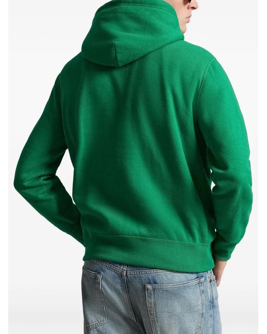 Polo Ralph Lauren Green The Rl Fleece Hoodie for men