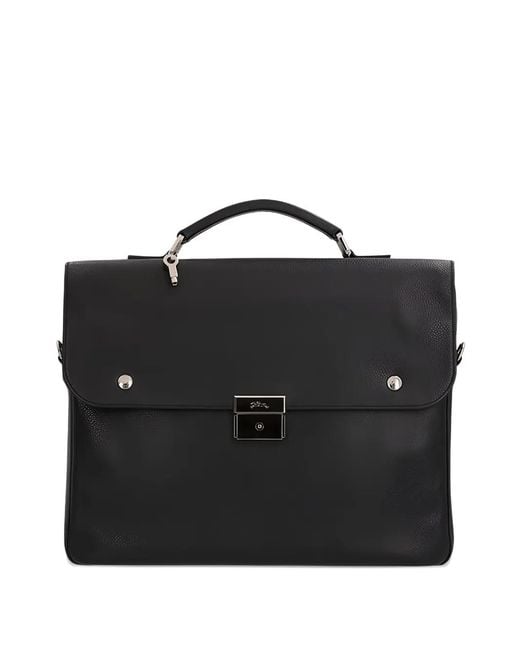 Longchamp Black Le Foulonne Tote Bag