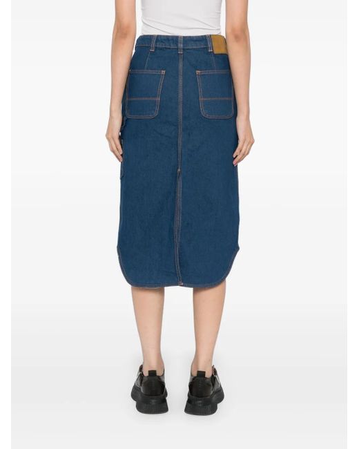 Haikure Blue Piper Sapphire Skirt