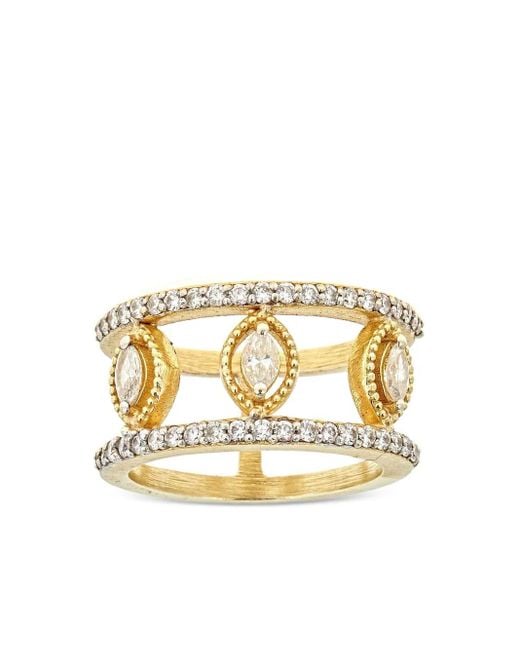 Tanya Farah Metallic 18K Diamond Ring