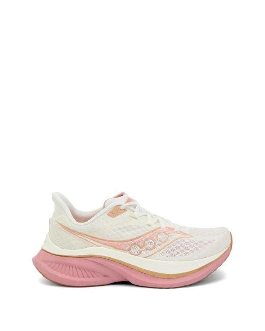 Saucony Pink Endorphin Speed 5 Lace-Up Sneakers