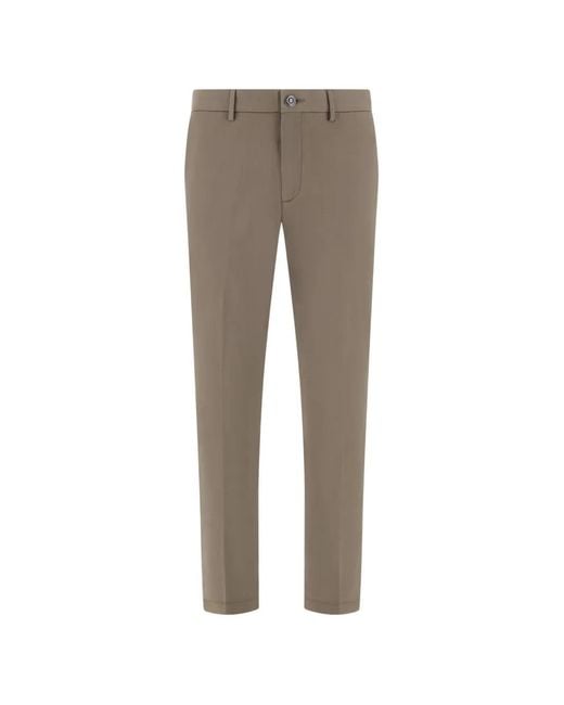 Boggi Gray Pantalon À Poches Diagonales for men