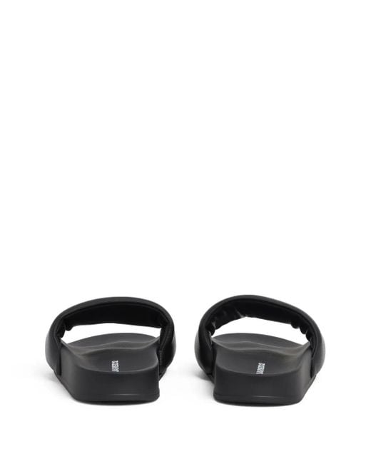 DSquared² Black Logo-Print Slides