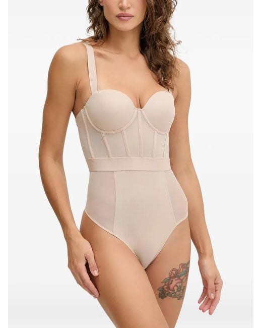 DKNY White Mesh-Panels Bodie