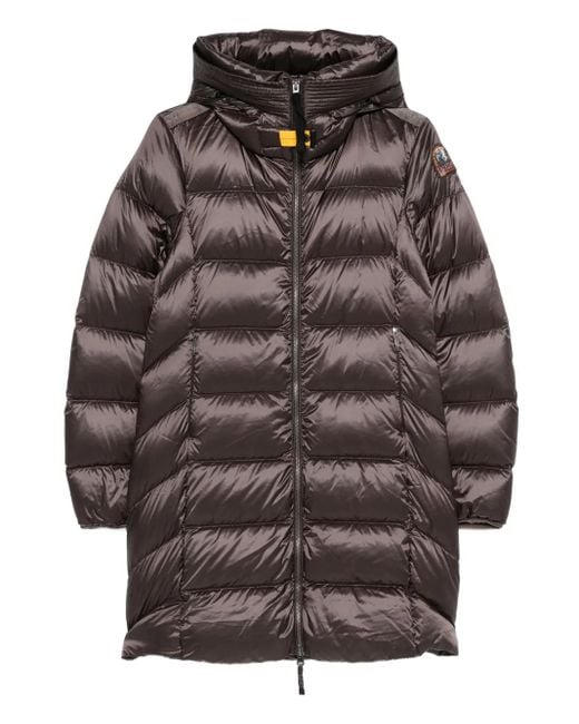 Parajumpers Gewatteerde Jas Met Capuchon in het Gray