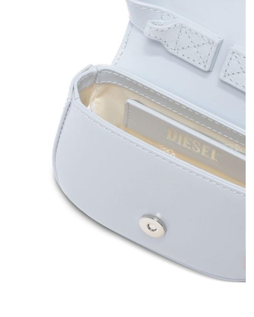 DIESEL White Mini 1dr Xs Leather Handbag