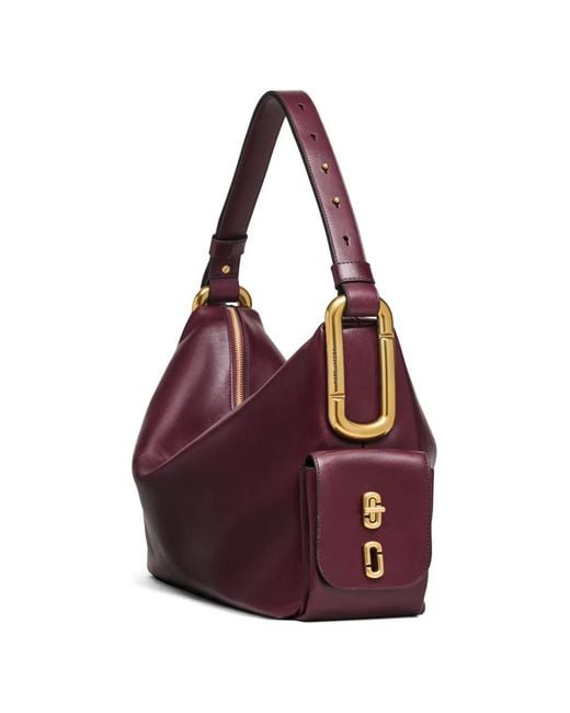 Marc Jacobs Purple Scene Large Shoulder Bag