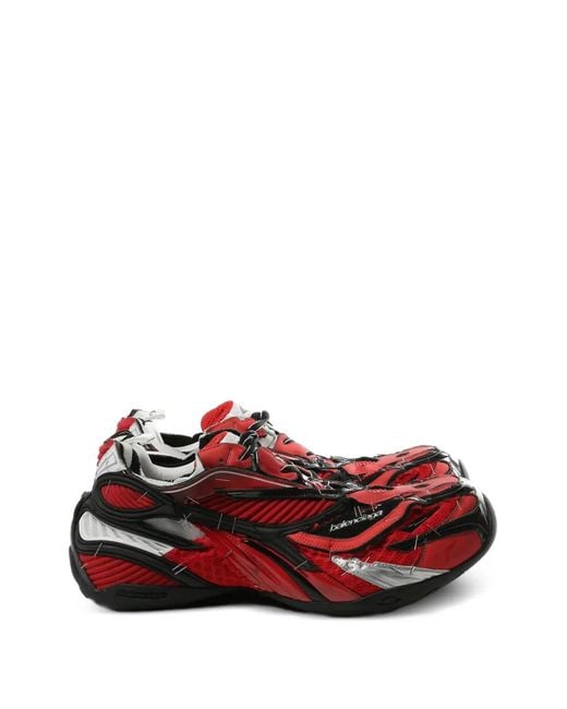 Balenciaga Red 'Soleless' Sports Shoes for men