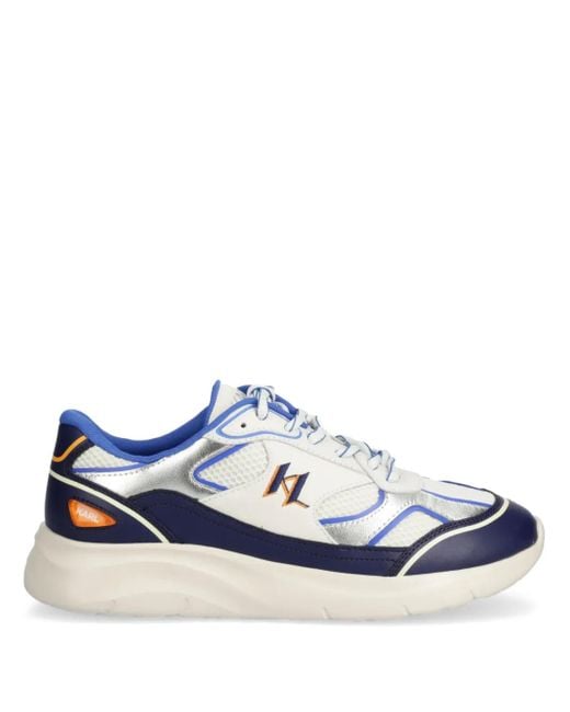 Karl Lagerfeld Blue Kl Monogram Sneakers for men