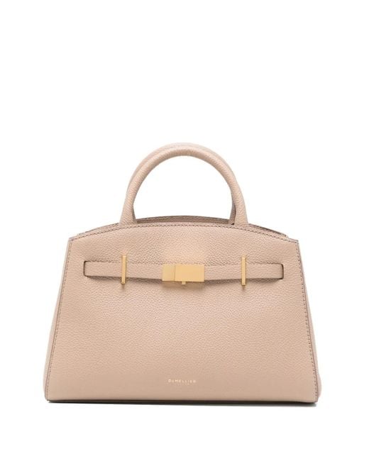 DeMellier London Natural Small Hudson Leather Tote Bag