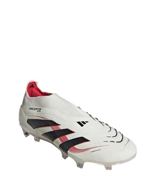Adidas Gray Predator Elite Laceless Cleats for men