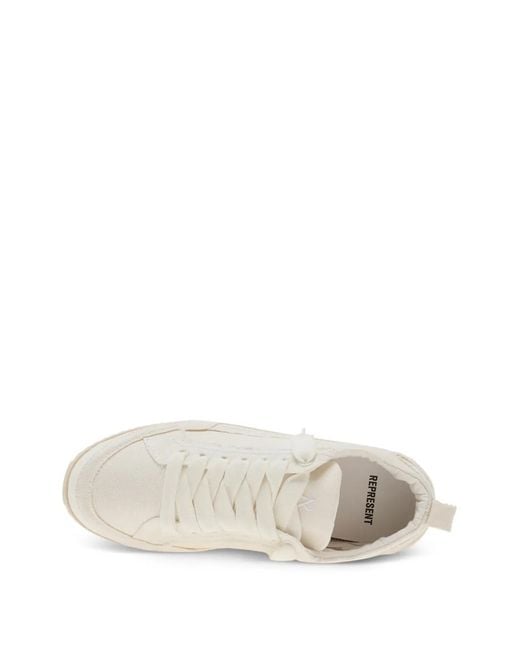 Represent White Alpha Wrap Sneakers for men