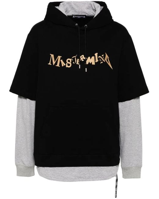 Sudadera con capucha y logo MASTERMIND WORLD de hombre de color Black
