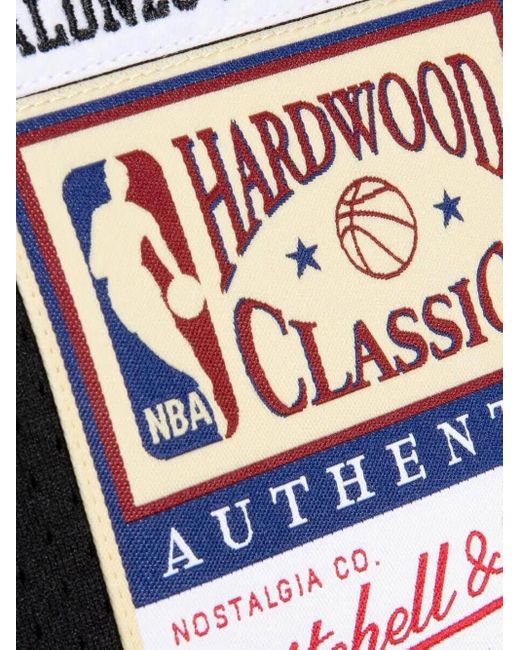 Mitchell & Ness Black "Nba Miami Heat 96 Alonzo Mourning" Authentic Jersey for men
