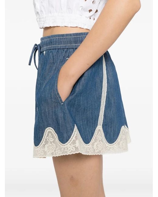 Zimmermann Blue Awaken Shorts