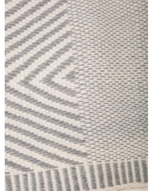 Voz White Chevron Scarf