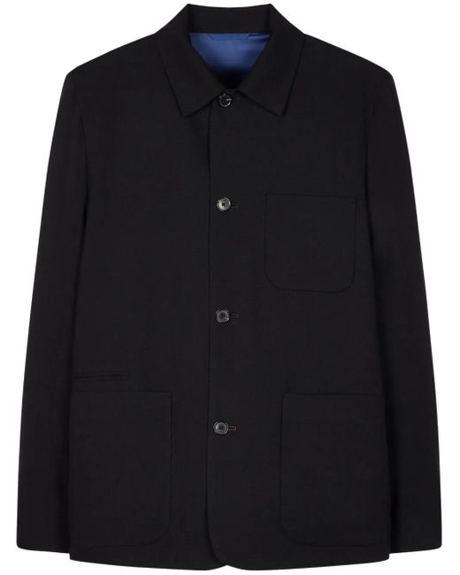 メンズ Paul Smith ウール ジャケット Black