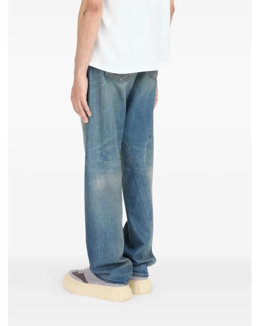 MM6 by Maison Margiela White Graphic-Panelled T-Shirt for men