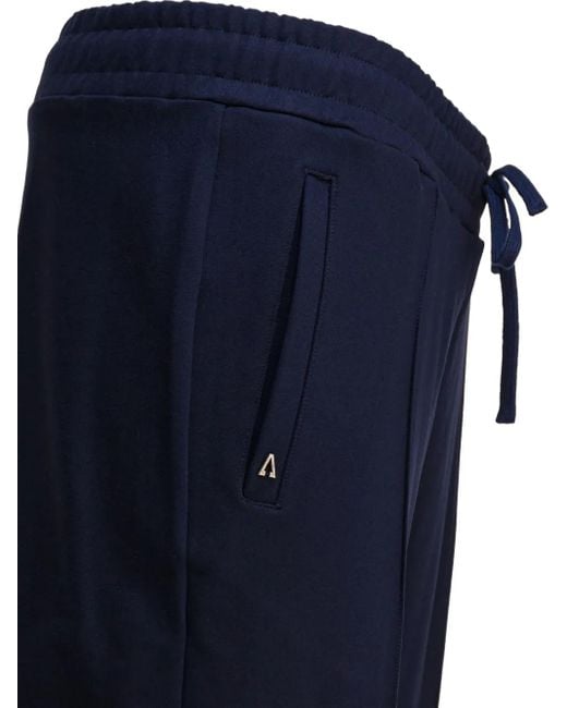Altum Blue Side-Stripe Drawstring Track Pants for men