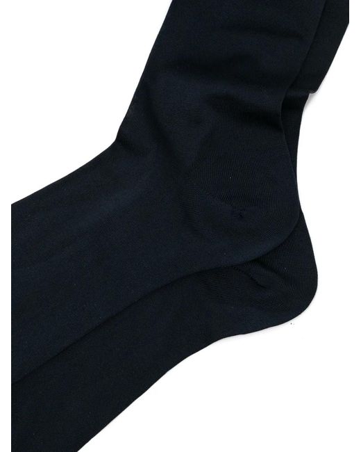 Zegna Black Knee Socks for men