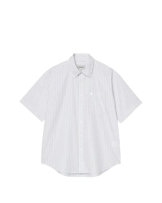 Carhartt White Keene Striped Shirt for men