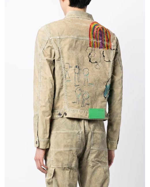 Off-White c/o Virgil Abloh Natural Denim Jackets for men