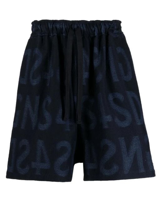 4SDESIGNS Bermuda Shorts in het Blue voor heren