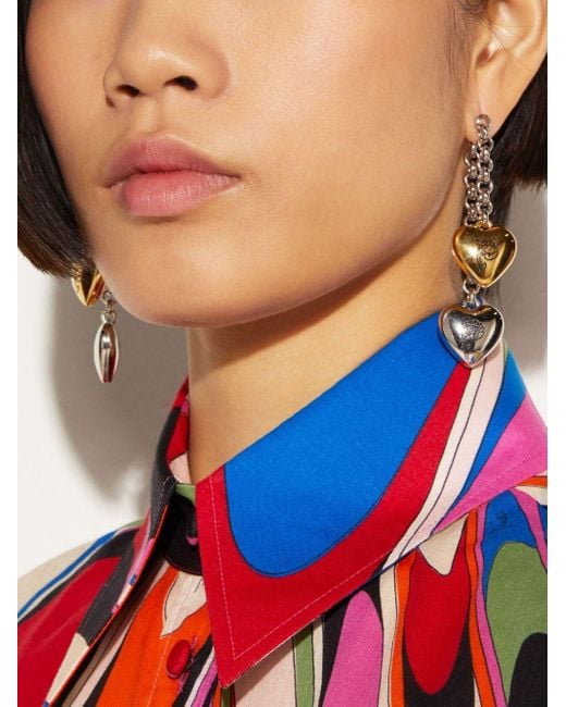 Charm drop earrings deals