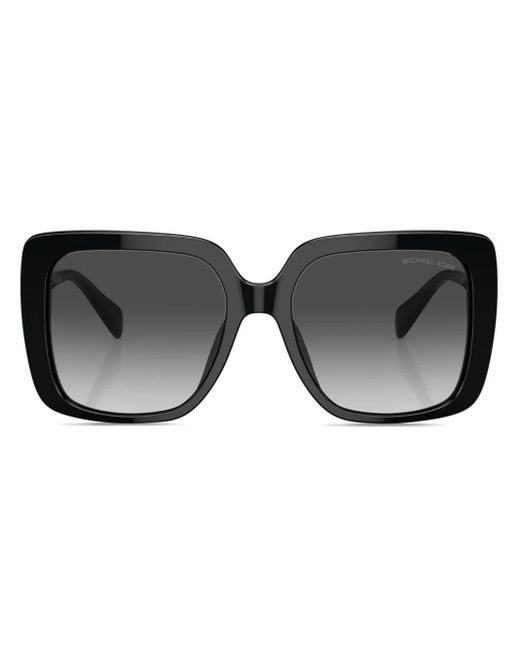 Michael Kors Black Mallorca Square-Frame Sunglasses