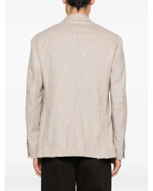 Chaqueta Con Motivo Lardini de hombre de color Natural