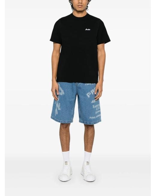 Arte' Black Elements Print T-Shirt for men
