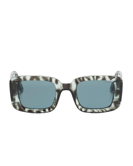 Komono Blue Avery Sonnenbrille Mit Eckigem Gestell