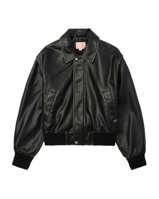 A Bathing Ape Black Ribbed-Trim Jacket