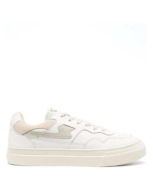 Stepney Workers Club White Pearl S-Strike Low-Top Sneakers for men