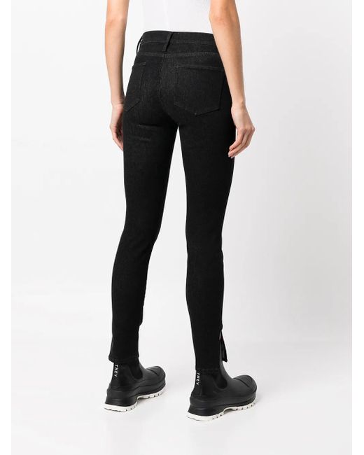 FRAME Black Le High Skinny Jeans