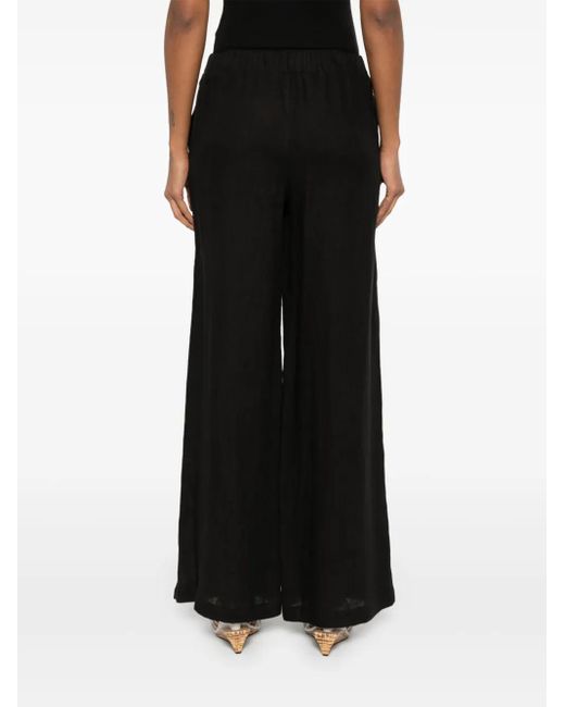 Kaos Broek Met Wijde Pijpen in het Black