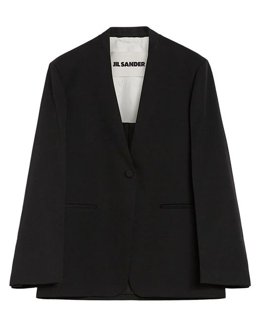 Jil Sander Black Wool Blazer