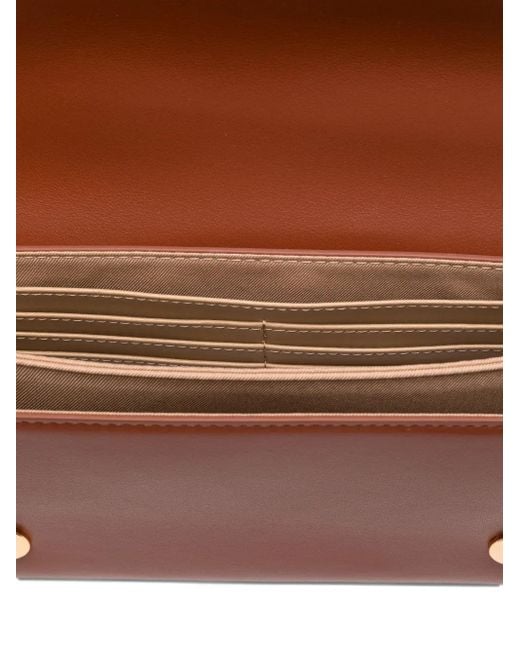 Love Moschino チェーンリンク ショルダーバッグ Brown