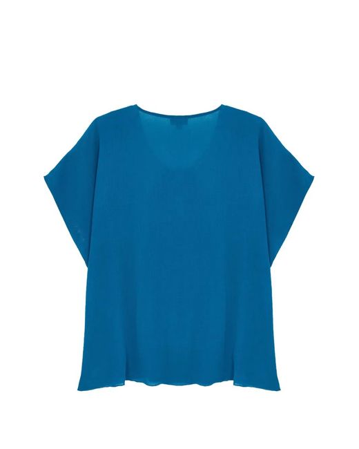 Vilebrequin Blue Tassels Blouse