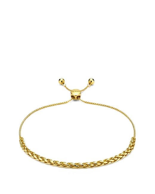 Velora Vie Metallic Crownbind Braided-Chain Bracelet