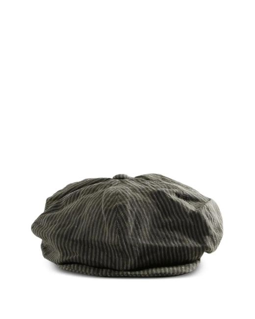 Cappello Baker Boy Gessato di Ziggy Chen in Gray